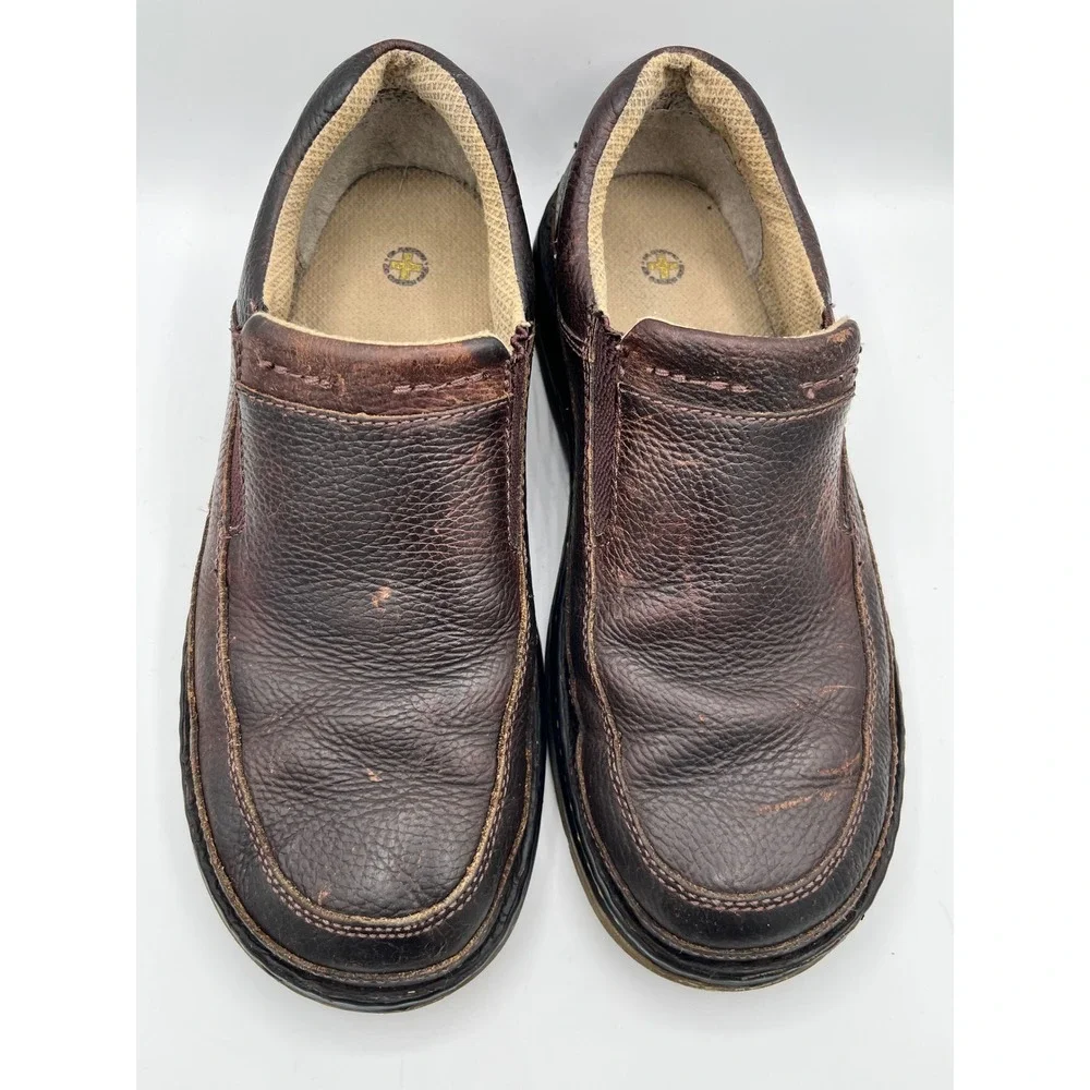 Dr. Martens 11198 Men Brown Leather Slip On Loafer Shoes Size US 10 EU‎ 43